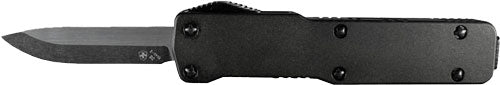 BLACK ALUMIN 1.8" D2 BLK DROPTEMPLAR KNIFE CALI LEGAL OTF - American Ordnance