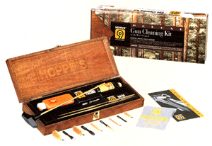 W/WOOD STORAGE CASEHOPPES DELUXE GUN CLEANING KIT - American Ordnance
