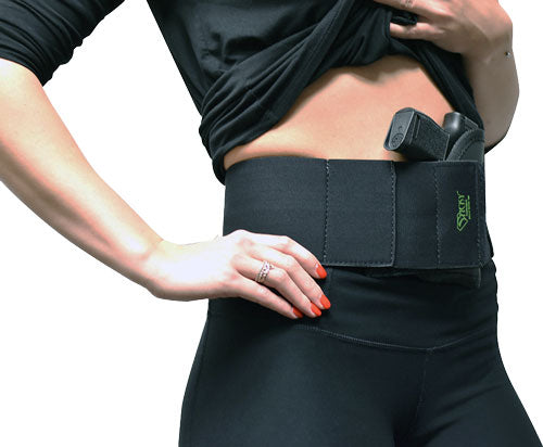 WORKS W/ STICKY HOLSTERS BLKSTICKY BELLY BAND SMALL 24-34" - American Ordnance