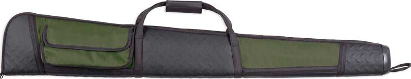 GREEN W/ BLK EXTRA THICK PADBULLDOG ARMOR SHOTGUN CASE 52" - American Ordnance