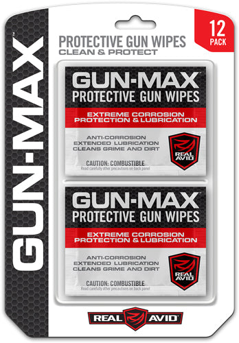 12-PACKREAL AVID GUN MAX GUN WIPES - American Ordnance