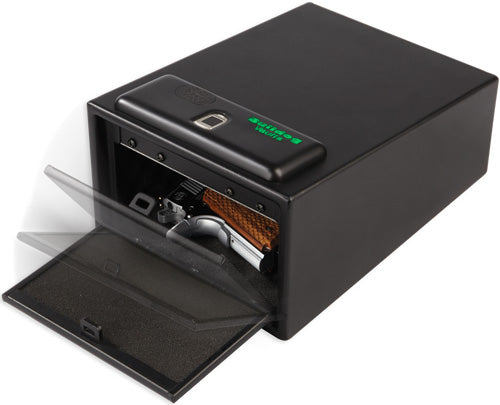 11.5"X 8"X 5.5"BULLDOG BIOMETRIC PISTOL VAULT - American Ordnance