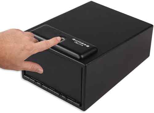 11.5"X 8"X 5.5"BULLDOG BIOMETRIC PISTOL VAULT - American Ordnance