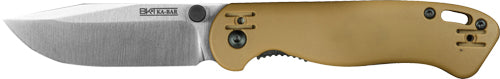 POINT 2.84" SS/TAN D2 BLADEKA-BAR BECKER MINI FOLDER DROP - American Ordnance