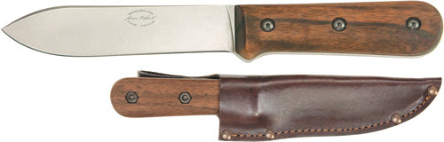 5.12" BLD WLNT HNDLE LTHR SHTHKA-BAR BECKER KEPHART KNIFE - American Ordnance