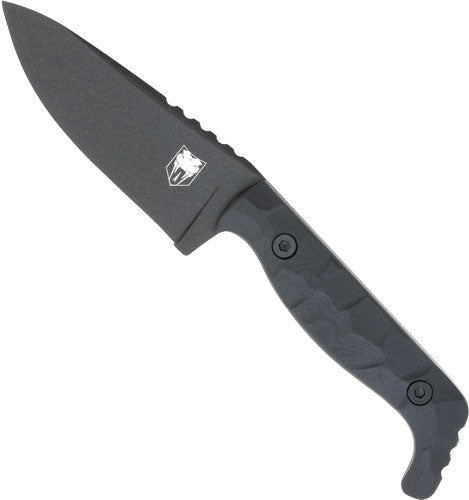 BLACK D2 STEEL W/KYDEX SHEATHCOBRATEC KINGPIN 4" FIXED BLD - American Ordnance