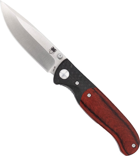 PAKKAWOOD/CARBON FIBER/SSCOBRATEC BARON FOLDER 3.25" - American Ordnance