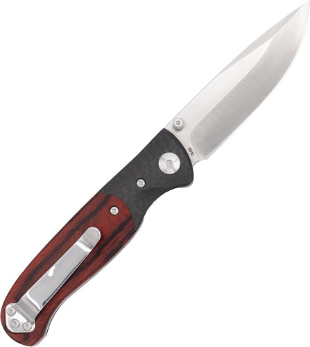 PAKKAWOOD/CARBON FIBER/SSCOBRATEC BARON FOLDER 3.25" - American Ordnance