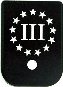 3% FLAG FITS MOST GLOCKS!CRUXORD MAGAZINE BASE PLATE - American Ordnance