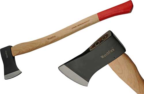 CAMP AX 5" BLADE W/RED GRIPSZCO RITE EDGE 28" HICKORY - American Ordnance