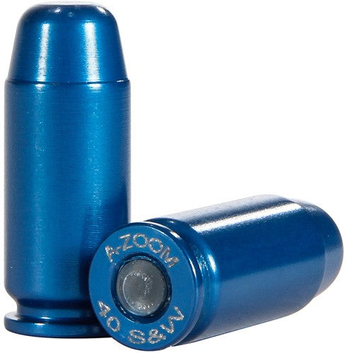 .40SW 10-PACKA-ZOOM METAL SNAP CAP BLUE - American Ordnance