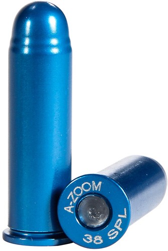 .38 SPECIAL 12-PACKA-ZOOM METAL SNAP CAP BLUE - American Ordnance