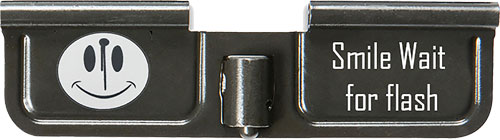 DUST COVER SMILE WAIT FR FLASHBATTLE ARMS LASER ENGRAVED - American Ordnance