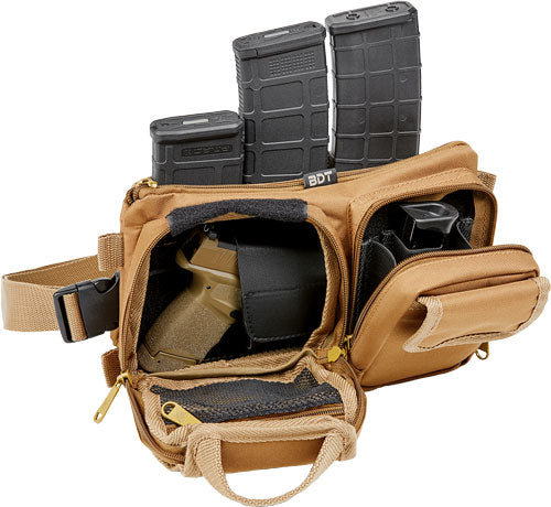 BAG/WAIST PACK W/MOLLE TANBULLDOG BDT DELUXE SATCHEL GO - American Ordnance