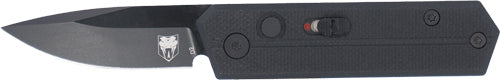 BLACK/BLACK D2 BLADE SD BUTTONCOBRATEC STINGER FOLDER 1.9" - American Ordnance