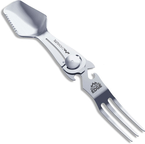 SIZE SPOON/FORK & 3 TOOLSOUTDOOR EDGE CHOWLITE W/ FULL - American Ordnance