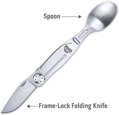 MULTITOOL W/KNIFE & ORNG POUCHOUTDOOR EDGE CHOWPAL MEALTIME - American Ordnance