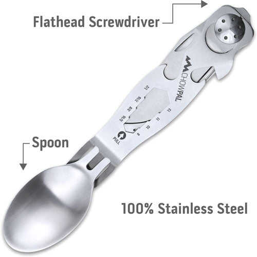 MULTITOOL W/KNIFE & ORNG POUCHOUTDOOR EDGE CHOWPAL MEALTIME - American Ordnance