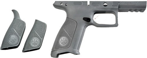 NO FINGER GROOVES POLYBERETTA FRAME APX WOLF GREY - American Ordnance