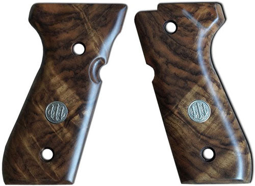 GRADE 3 WALNUT CHECKEREDBERETTA 92/96 DELUXE GRIPS - American Ordnance