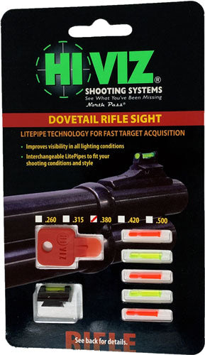 3/8" DOVETAIL .380"HIVIZ RIFLE FRONT SIGHT FOR - American Ordnance