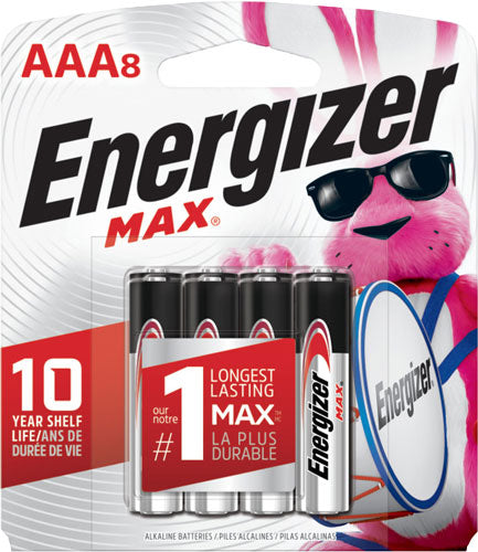 8-PACKENERGIZER MAX BATTERIES AAA - American Ordnance