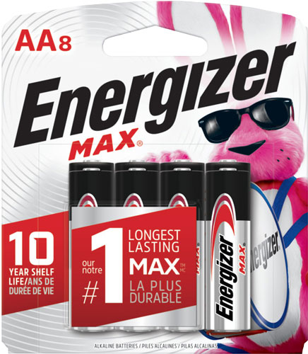 8-PACKENERGIZER MAX BATTERIES AA - American Ordnance