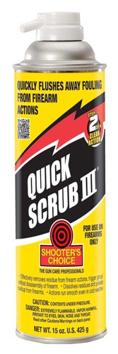 CLEANER/DEGREASER FOAM 15OZ.SHOOTERS CHOICE QUICKSCRUB III - American Ordnance