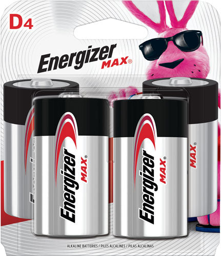 4-PACKENERGIZER MAX BATTERIES D - American Ordnance