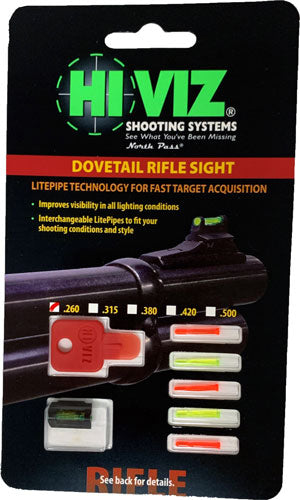 3/8" DOVETAIL .260"HIVIZ RIFLE FRONT SIGHT FOR - American Ordnance