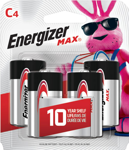 4-PACKENERGIZER MAX BATTERIES C - American Ordnance