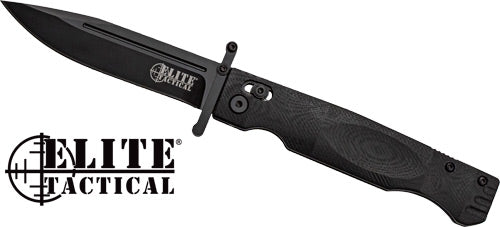 3.75" CLIP PNT FLDR BLK/BLKMC ELITE TACTICAL GUARDSMAN - American Ordnance