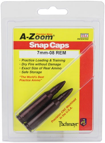 REMINGTON 2-PACKA-ZOOM METAL SNAP CAP 7MM-08 - American Ordnance