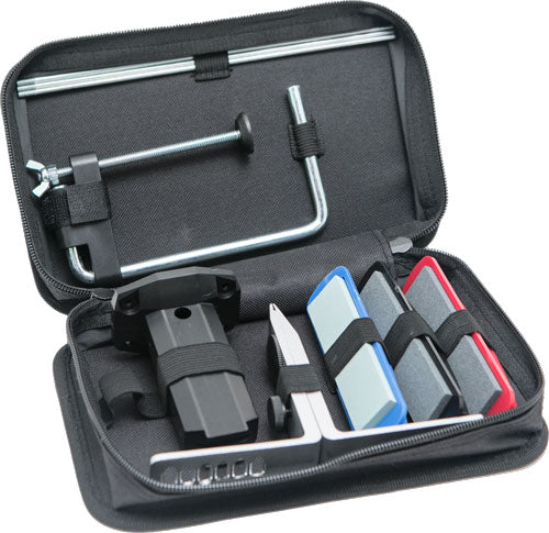KNIFE SHARPENING KIT W/CASEACCUSHARP 3-STONE PRECISION - American Ordnance