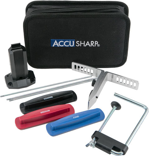 KNIFE SHARPENING KIT W/CASEACCUSHARP 3-STONE PRECISION - American Ordnance