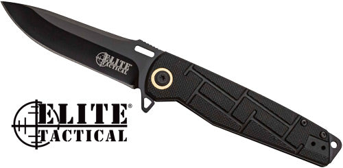 3.5" DROP POINT FLDR BLK/BLKMC ELITE TACTICAL READINESS - American Ordnance