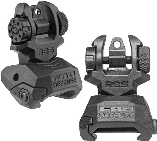 BACK UP SIGHTS BLACKF.A.B. DEFENSE FRONT & REAR - American Ordnance