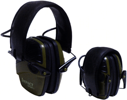 ELECTRONIC EAR MUFF NRR22HOWARD LEIGHT IMPACT - American Ordnance