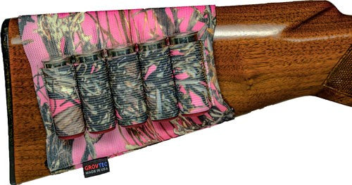 FOR BUTTSTOCK TRUE TIMBER PINKGROVTEC SHOTGUN SHELL HOLDER - American Ordnance