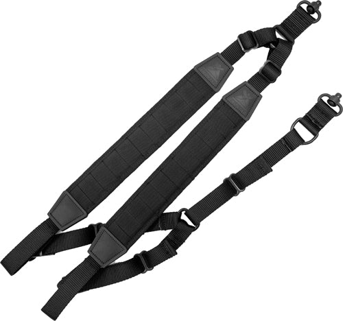 W/PUSH BUTTON SWIVELS BLACKGROVTEC MOLLE BACKPACK SLING - American Ordnance