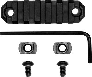 3" 7 SLOT ALUMINUM BLACKGROVTEC RAIL SECTION M-LOK - American Ordnance