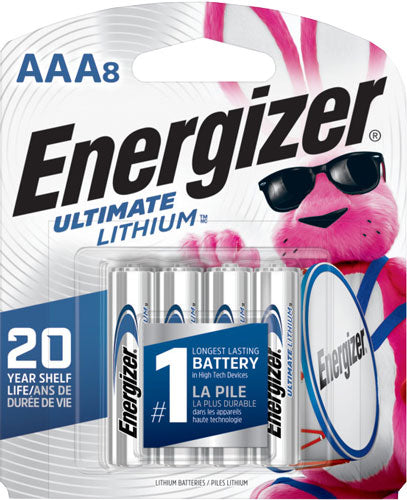 BATTERIES AAA 8-PACKENERGIZER ULTIMATE LITHIUM - American Ordnance