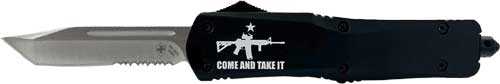 AND TAKE IT AR 3.5" SILVER BLDTEMPLAR KNIFE LARGE OTF COME - American Ordnance