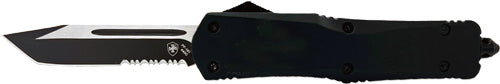 RUBBER 3.5" BLACK TANTO SRRTDTEMPLAR KNIFE LARGE OTF BLACK - American Ordnance