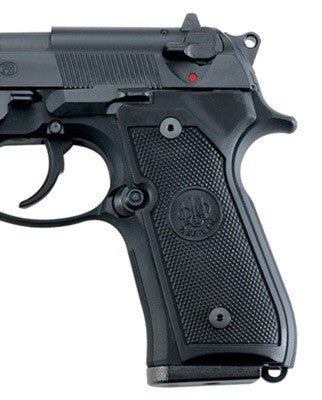 BLACK PLASTICBERETTA GRIPS 92/96 FACTORY - American Ordnance