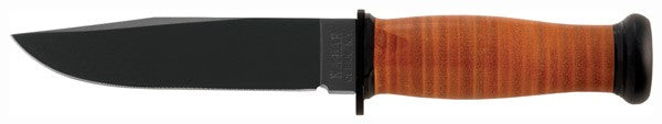 5-1/8" W/LEATHER SHEATH USNKA-BAR MARK I NAVY KNIFE - American Ordnance