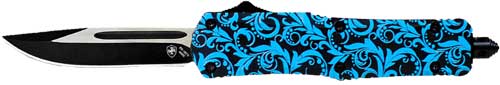 TEAL 3.5" BLACK DROP POINTTEMPLAR KNIFE LARGE OTF MAIDEN - American Ordnance