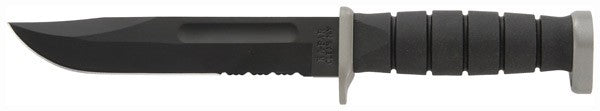 7" SERR W/PLASTIC SHEATHKA-BAR D2 EXTREME KNIFE - American Ordnance