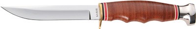 4" W/LEATHER SHEATHKA-BAR HUNTER - American Ordnance