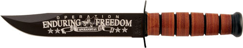 7" W/LEATHER SHEATH USMCKA-BAR USMC OEF AFGHANISTAN - American Ordnance